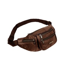 Genuine leather bum bag - genuine,