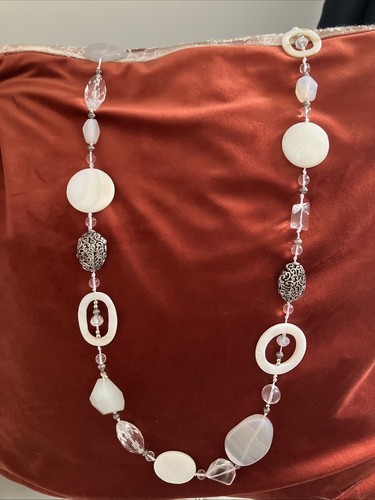 Long white and - and, silver