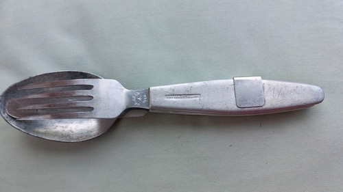 Pattern army knife - knife, fork