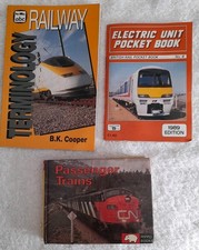 Various Terminology/Passenger Trains Books + Electric Unit Pocket Platform5 Book
