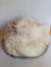 Vintage Arctic Fox  Real Fur Hat Size S/M