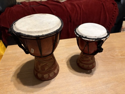 Wooden bongo drums - wooden,