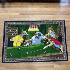 Vintage Turkish Tapestry Dogs