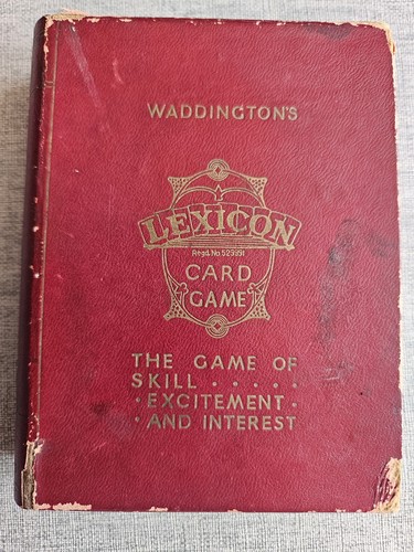 Waddingtons lexicon card game - waddingtons,