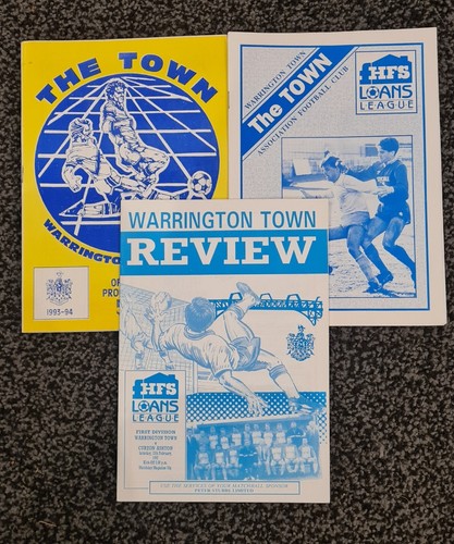 Warrington town non - town~non, league