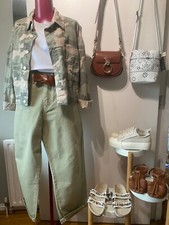 Zara Camouflage Cropped Jacket