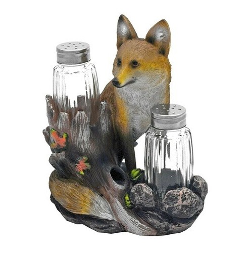 Red fox hiding - behind, a