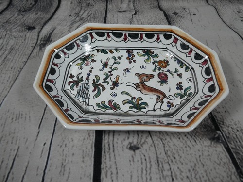 Vintage octagonal ceramic - vintage,