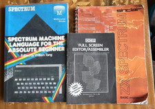 3 x book Sinclair ZX Spectrum Basic Program Steve Vickers Language for beginners