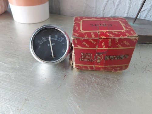 Original lucas vintage - vintage, ammeter