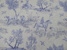 TOILE DE JOUY Countryside design Cotton Curtain Cushion Furnishing Fabric