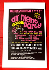 Pink Floyd 1967 Leeds All Night Gig Poster Art PICTURE/PRINT 5"x 3.5" Mini