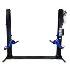 Eurotek 4 ton 2 post lift with auto safety release and full base frame