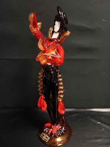 Murano venetian glass flamenco - murano,