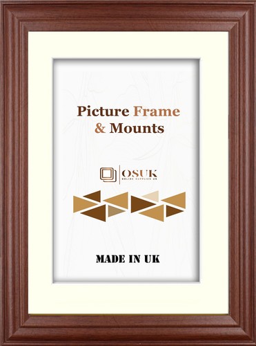 Antique photo frame black - black, oak