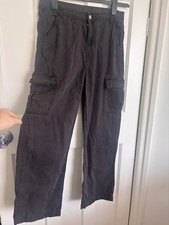 M&S Wide Leg Charcoal Girls