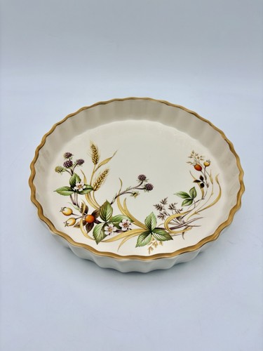 Vintage ceramic fluted flan - ceramic,
