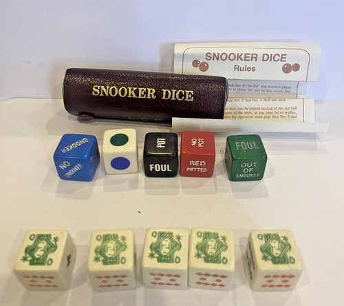 Snooker dice game - snooker,