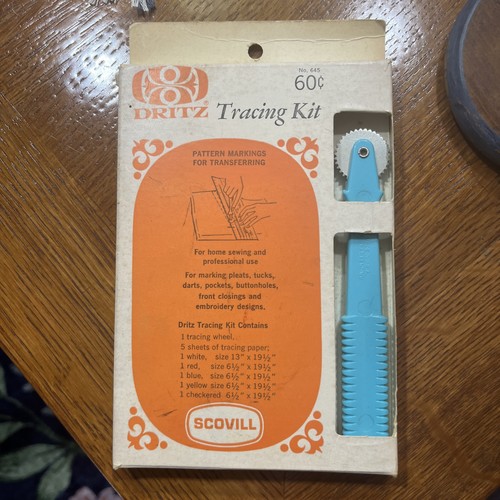 Vintage scovill dritz - dritz, tracing