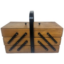 Cantilever Wooden 3 Sewing box