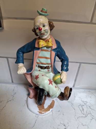 Vintage cermamic clown - vintage,