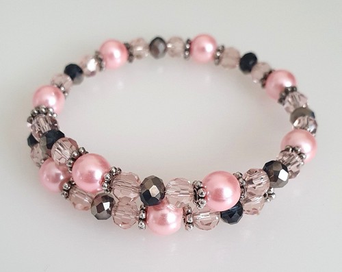 Adult pink memory wire - adult,