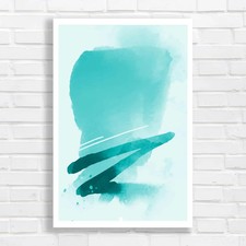 Soothing Aquamarine Abstract