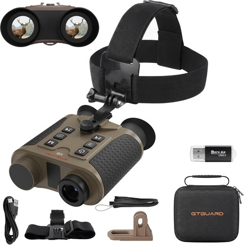 Night vision goggles head - night,
