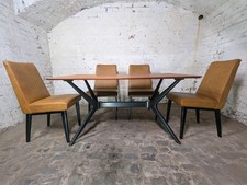G Plan 341 Helicopter Dining Table & 4x 635 Chairs Tola Black MCM Teak Vintage 