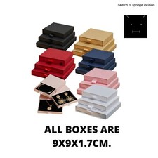 JEWELLERY BOXES FOR NECKLACE BRACELET EARRINGS RING - SLIDE OPEN GIFT BOXES