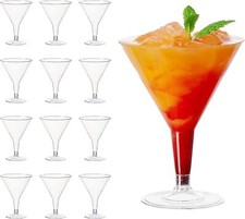 48 Clear Hard Plastic Martini