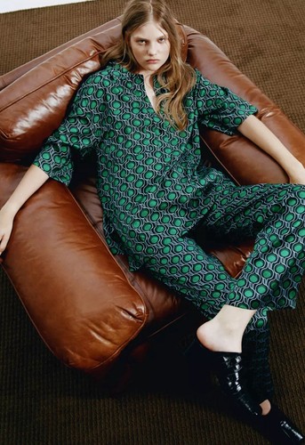 Zara printed pyjama style - zara,
