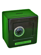 Black Metal Kid Coin Safe