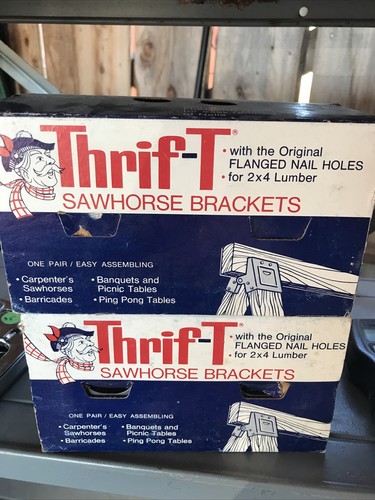 New box saw horse brackets - in,