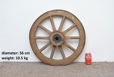 Vintage old wooden cart wagon