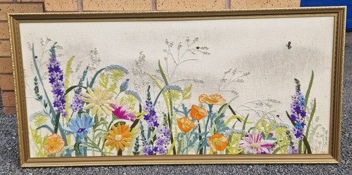 Vintage paragon crewel spring - crewel,