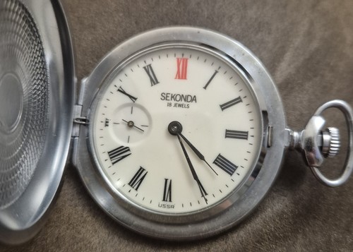 Vintage sekonda pocket watch - vintage,