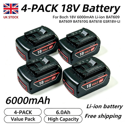 4pack 6000mah battery for - 4pack,