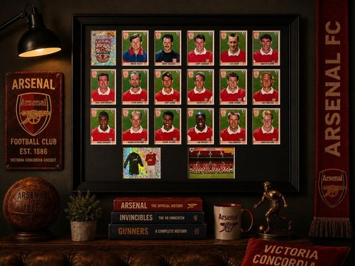Arsenal framed stickers - framed, merlin