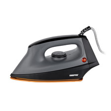 GEEPAS 1200W Heavy Weight Dry Iron Professional Iron for Industry Home Use Grey