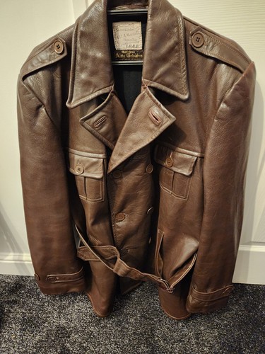 Leather jacket extra large - leather,