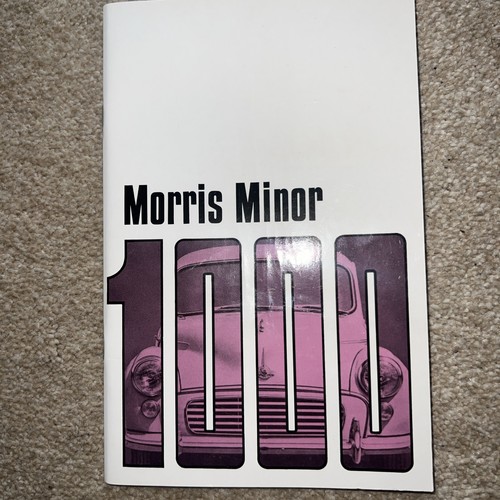 Morris minor 1000 - 1000, driver's