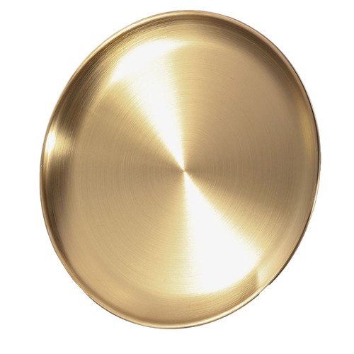 New stainlessteel plate golden - new,