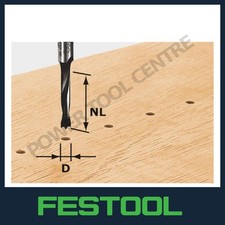 Festool 491066 Dowel drill HW S8 D5/30 Z for OF900 OF1000 OF1010 OF1010R OF1400