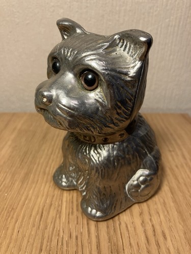 Yorkshire terrier silver metal - silver,