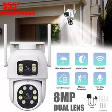 8MP Wireless IP Camera WIFI Outdoor CCTV PTZ Smart Home Security IR Cam IP66 4K