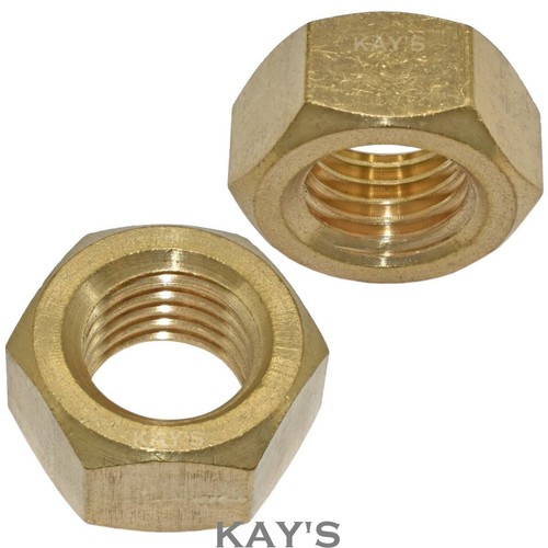 Solid brass nuts full - nuts, hexagon