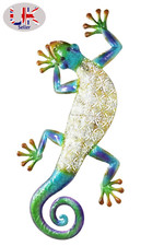 Metallic Gecko Wall Decoration