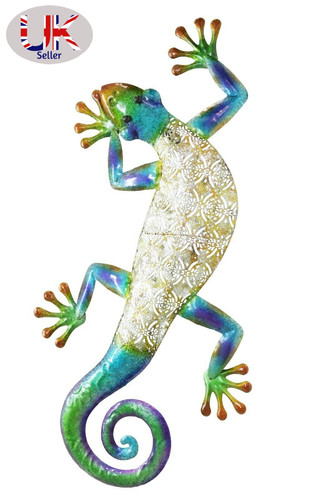 Metallic gecko wall - gecko,
