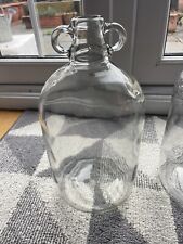 Demijohn 1 gallon clear glass container